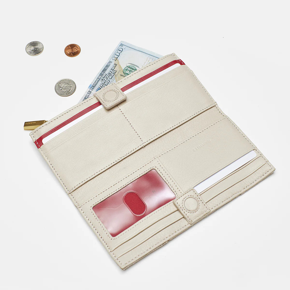 Hammitt 110 North Chateau Cream Wallet