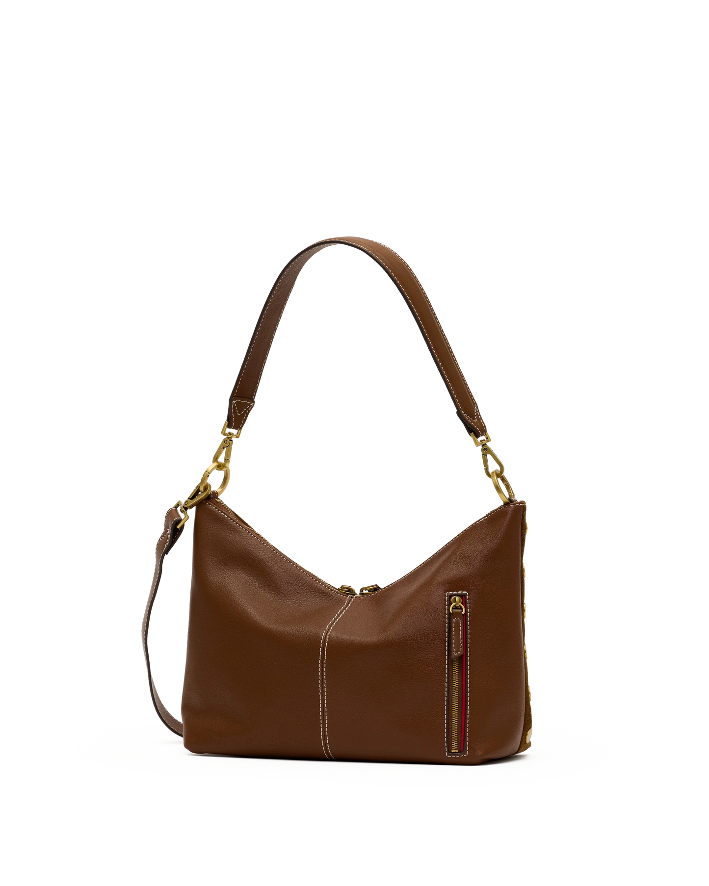 Hammitt Grace Med Bag in Cinnamon Suede