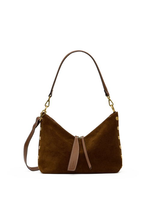 Hammitt Grace Med Bag in Cinnamon Suede