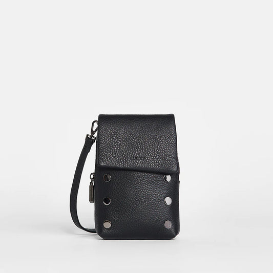 Hammitt VIP Mobile Handbag in Black/Gunmetal