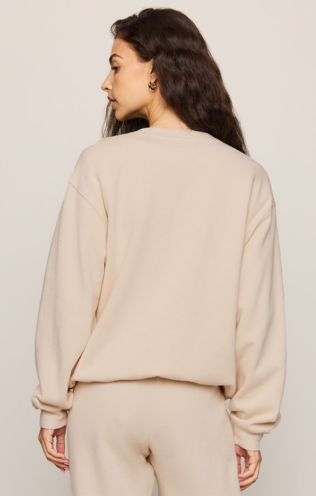 Z Supply Boyfriend Sweatshirt in Frosted Pearl