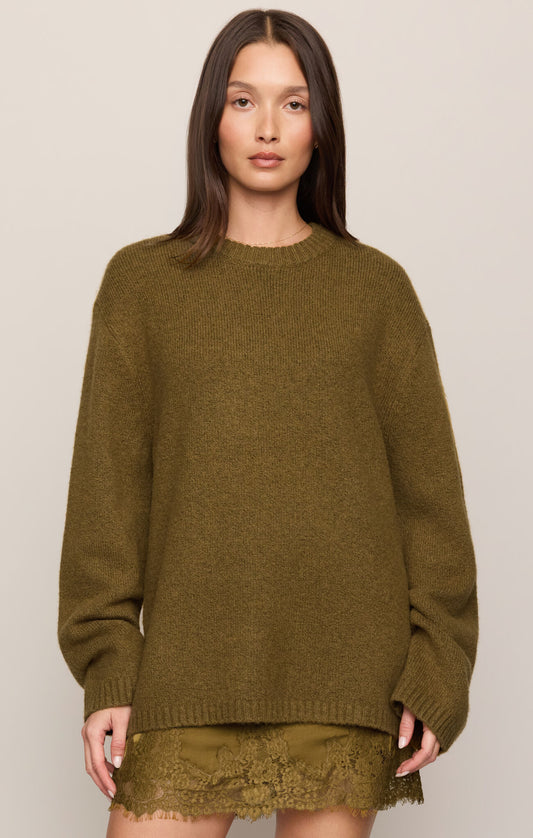 Z Supply Chill Mode Sweater in Golden Sage