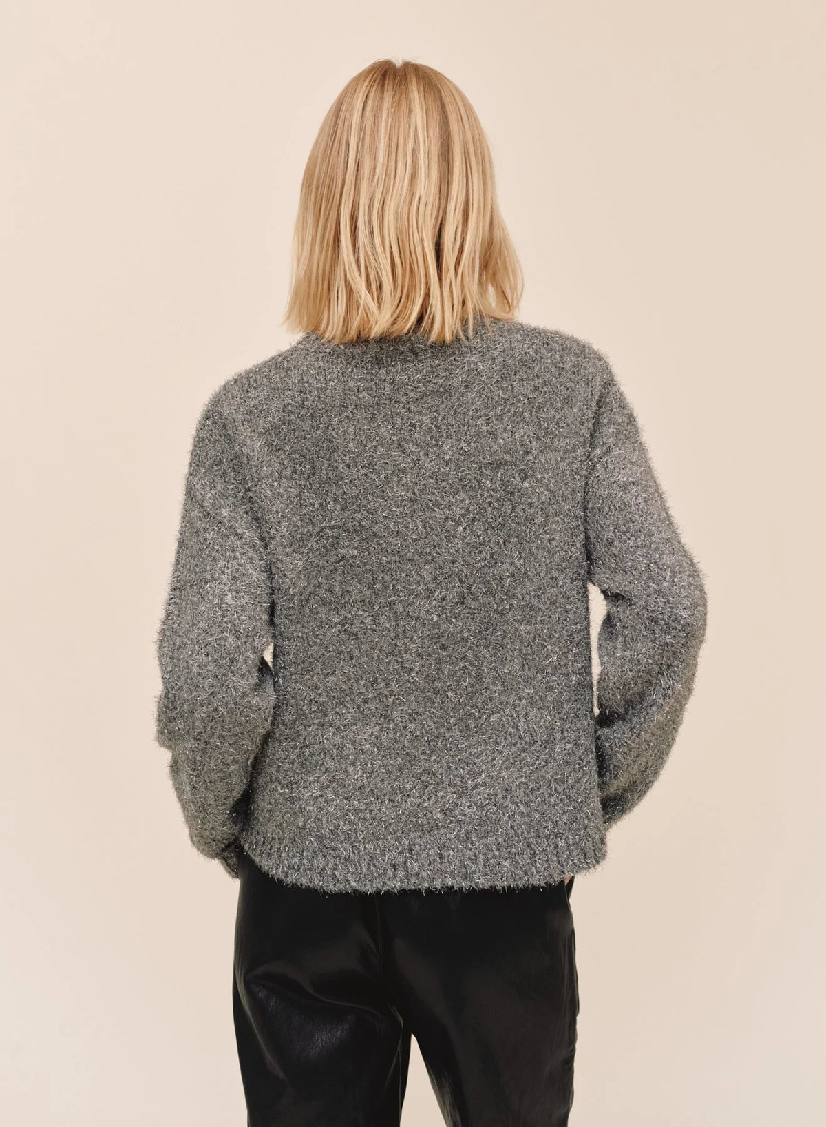 Bella Dahl Gold Shimmer Slouchy Sweater