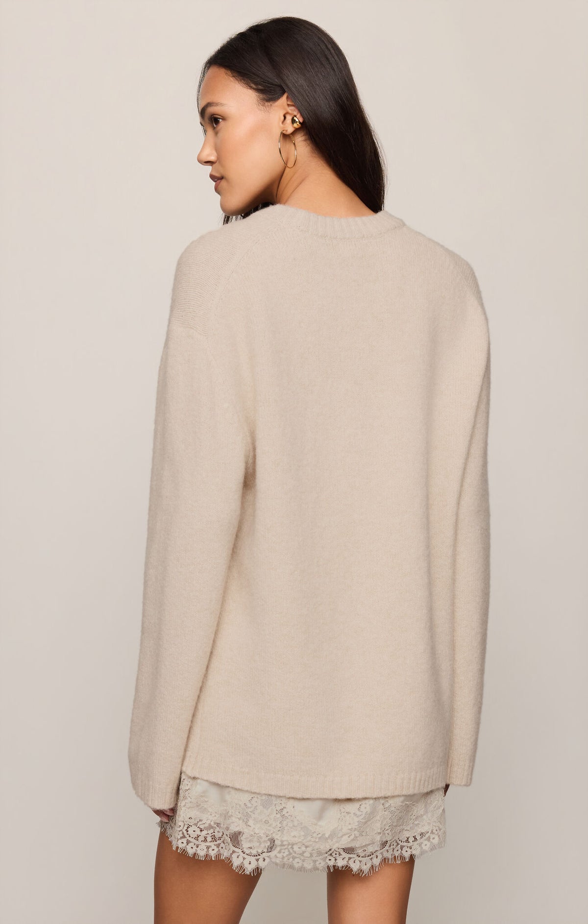 Z Supply Chill Mode Sweater in Frosted Pearl