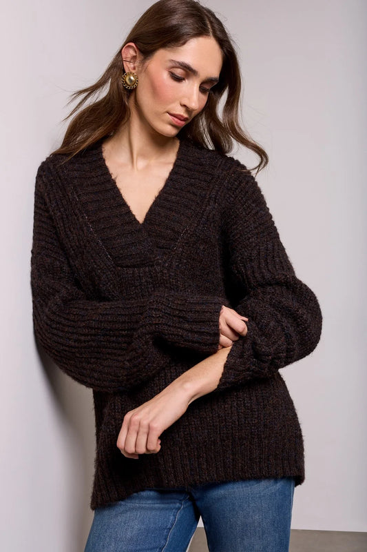 Tribal Oversize Chunky Sweater