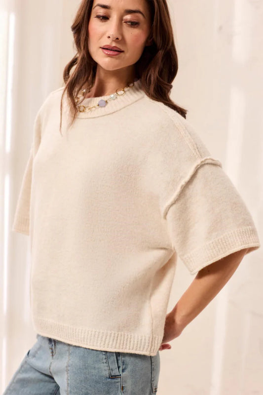 Tribal Elbow Sleeve Sweater