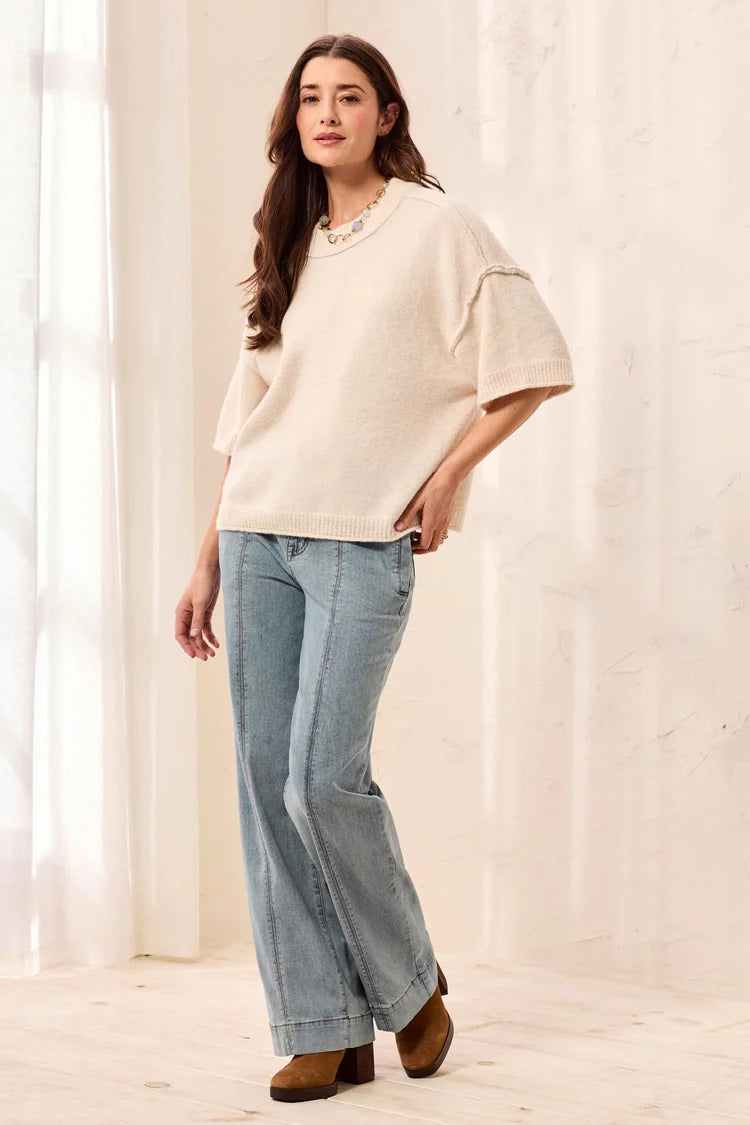 Tribal Elbow Sleeve Sweater