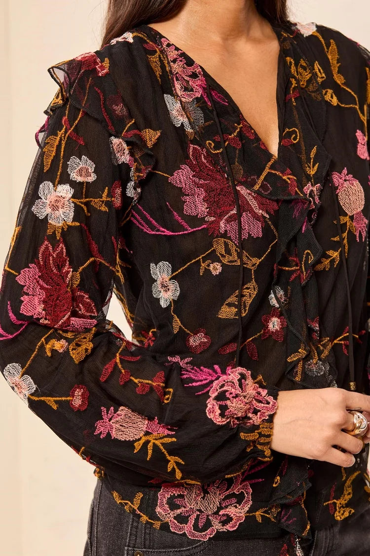 Tribal Frill Blouse