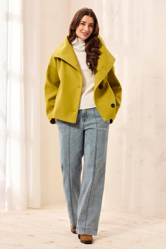 Tribal Chic Funnel Neck Jacket