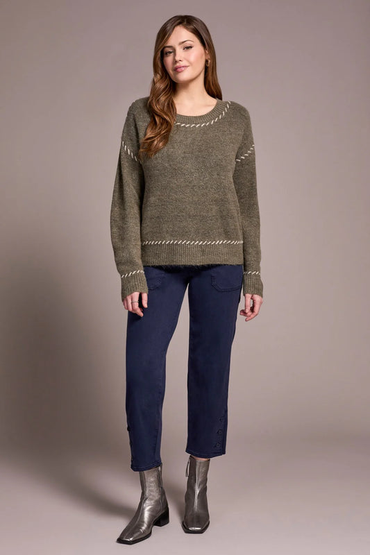 Tribal Crew Neck Sweater