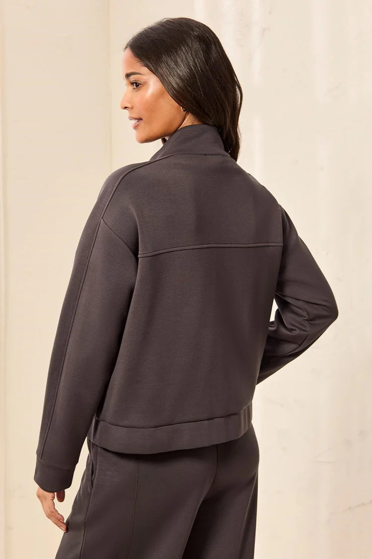 Tribal Mock Neck Cardigan