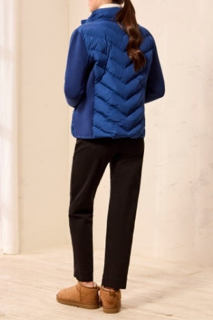 Tribal Blue Puffer Jacket