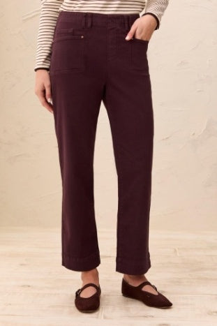 Tribal Straight Pull-on Pant in Fudge