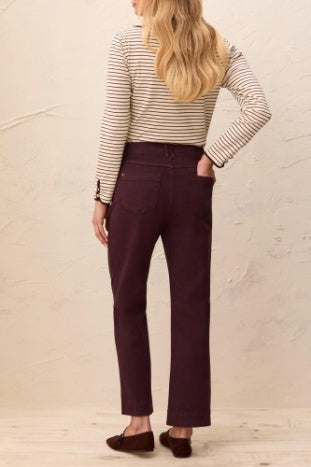 Tribal Straight Pull-on Pant in Fudge