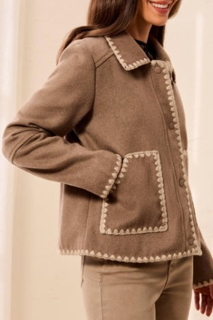 Tribal Snap Front Jacket