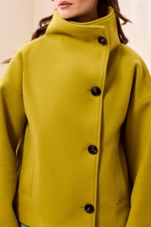 Tribal Chic Funnel Neck Jacket