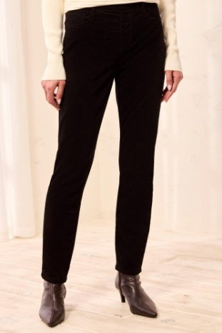 Tribal Micro Cord Audrey Slim Pull-on Pant