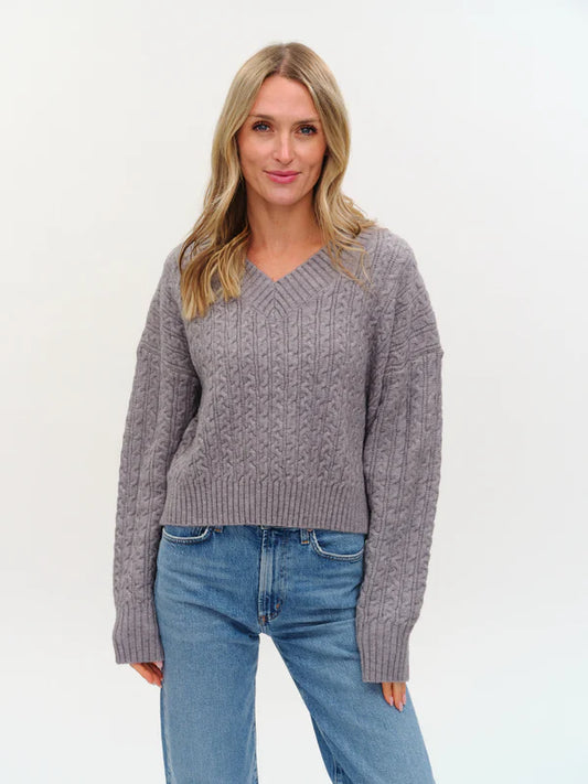 Six/Fifty Camden Cable Sweater