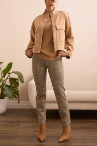 Tribal Zip Front Jacket