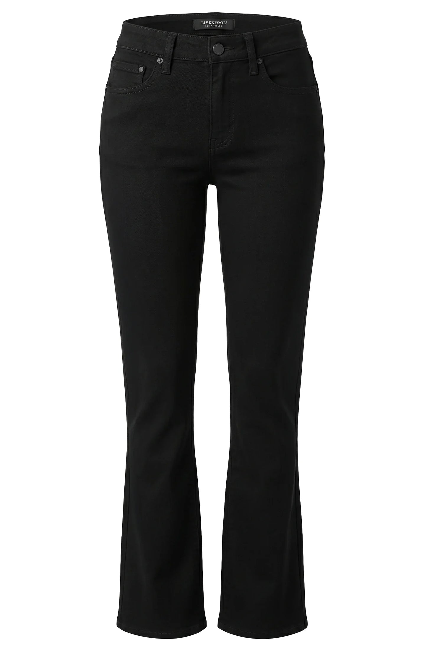 Liverpool Bobbie Baby Boot Jeans in Black Rinse