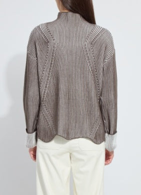 Lysse Hyacinth Scallop Sweater