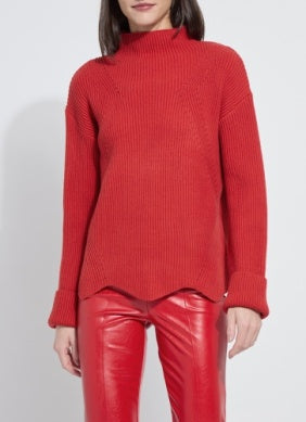 Lysse Hyacinth Scallop Sweater