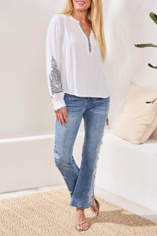 Tribal Embroidered Blouse