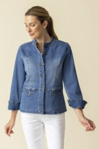 Habitat Stretch Denim Moto Jacket