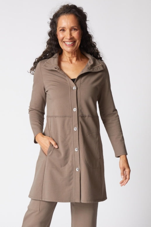 Habitat French Terry Car Coat