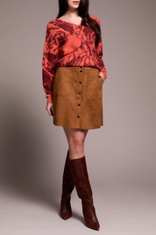Tribal Snap Skirt