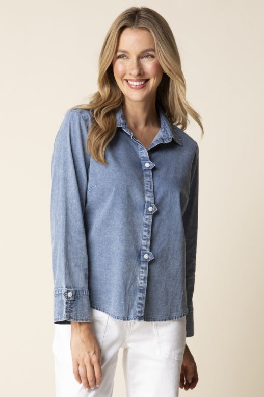 Habitat Denim Tab Detail Shirt