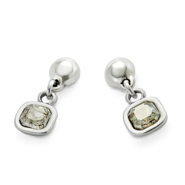 Uno de 50 Be Expressive Silver Crystal Earrings