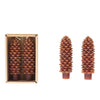 Unscented Pine Cone Candles