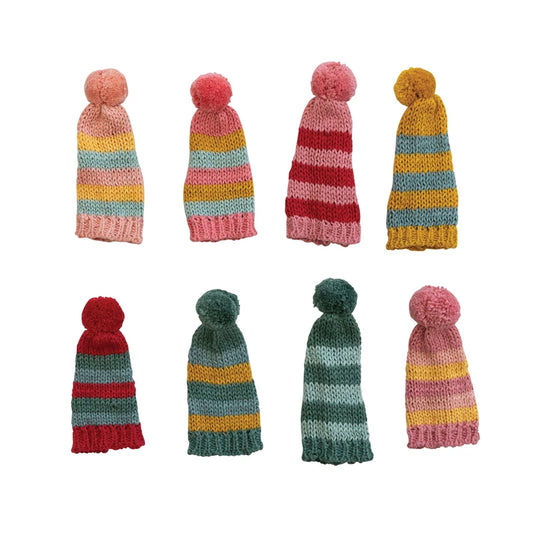 Knit Hat Bottle Toppers