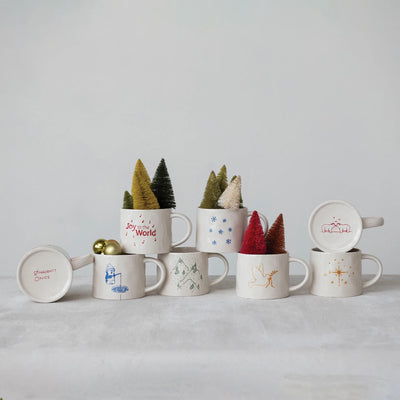Holiday Image Stoneware Mugs
