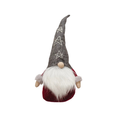 Fabric Gnome with Star Embroidery
