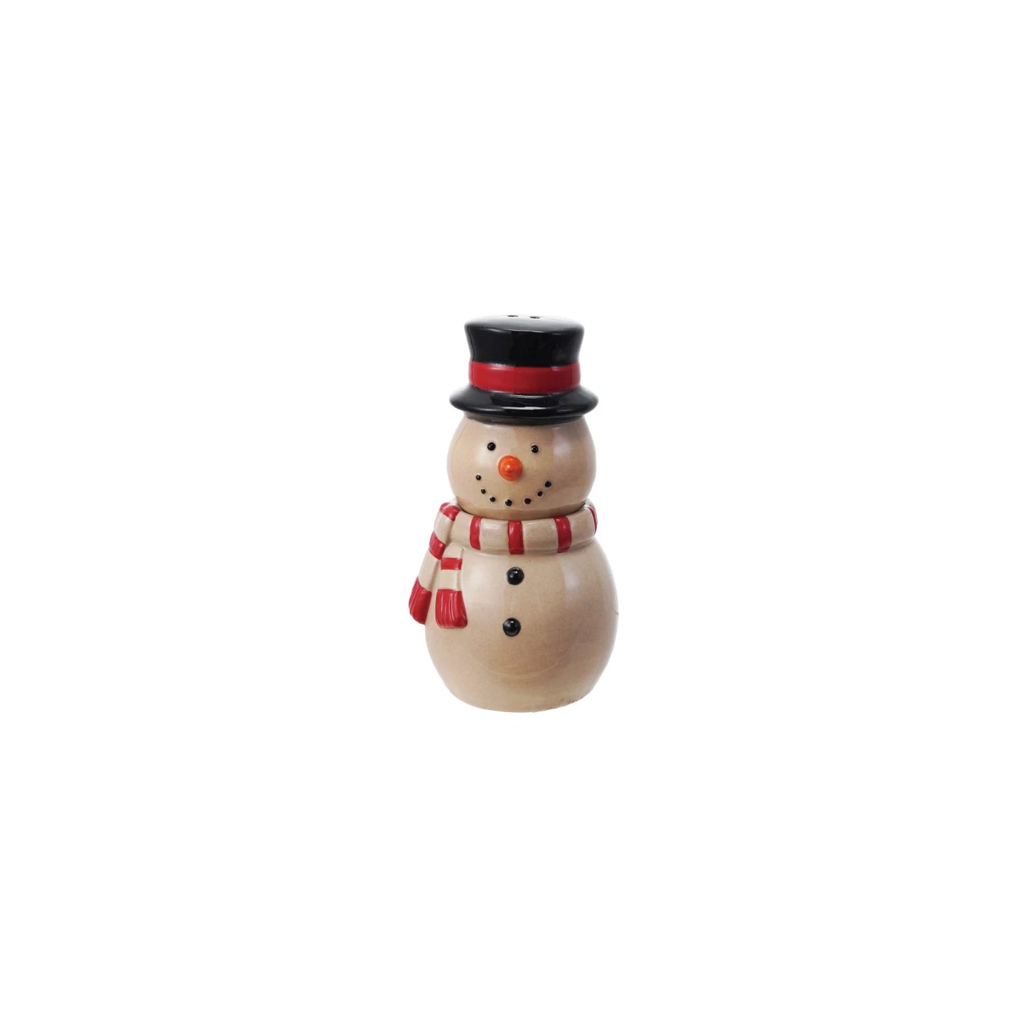 Stoneware Snowman Salt & Pepper Shakers