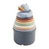 Mudpie Baby Blue Stacking Cups