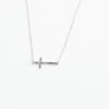 Michelle McDowell Cross Silver Necklace