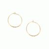 Seed Bead Hoop Earrings