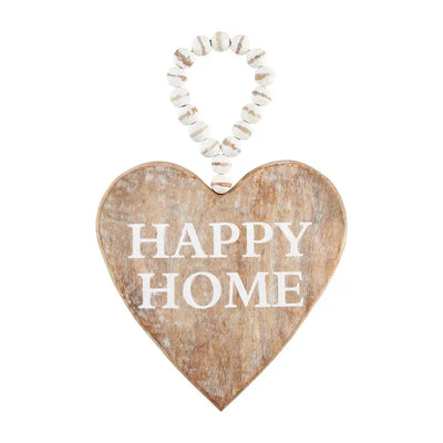 Heart Beaded Home Door Hanger