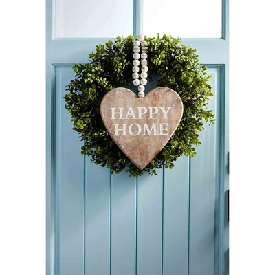 Heart Beaded Home Door Hanger