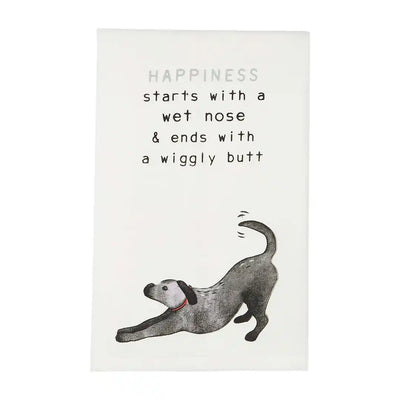 Dog Sentiment Towels, 5 cute styles