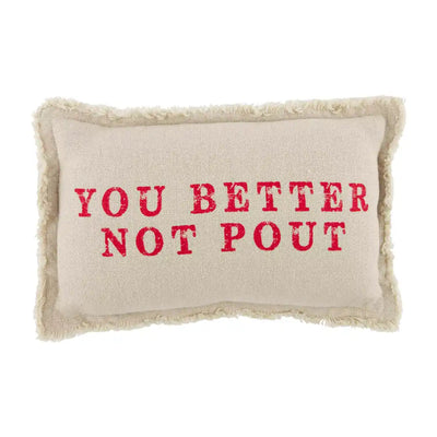 Small Not Pout Pillow