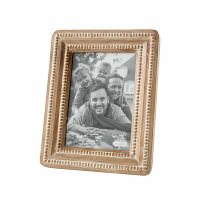 Beaded Wood Picture Frame, 2 sizes