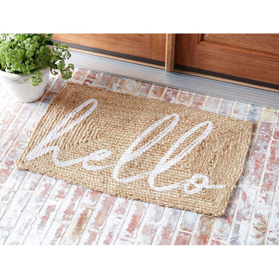 "Hello" Door Mat