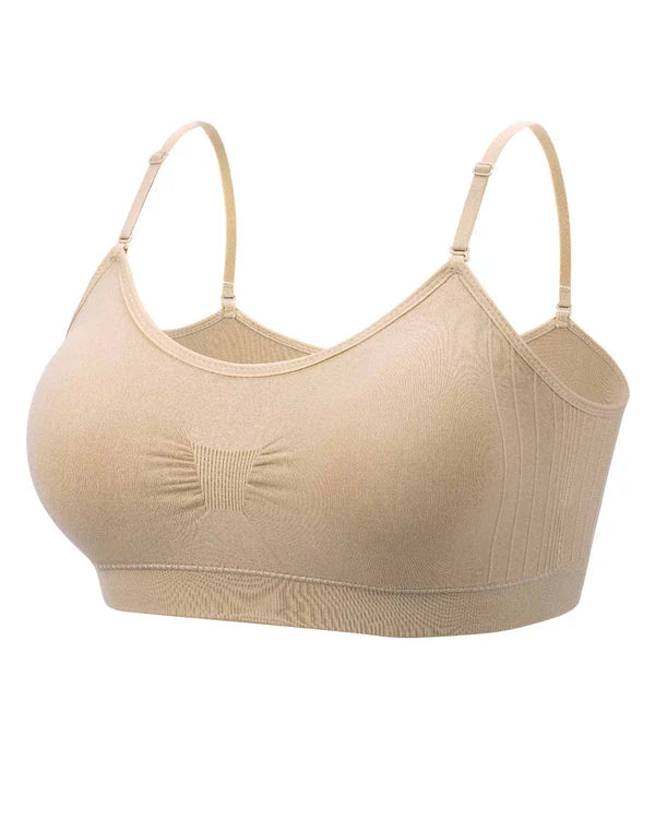 Coobie Seamless T-Shirt Cami Bra for Women | Removable Padded Wireless  Support