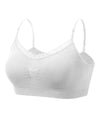 Coobie V-Neck Lace Trim Bra, 3 colors and 2 sizes