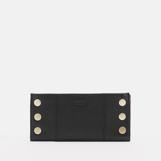 Hammitt 110 North Black/Brushed Gold Wallet