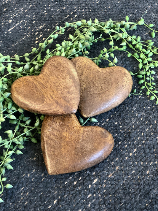 Mango Wood Heart